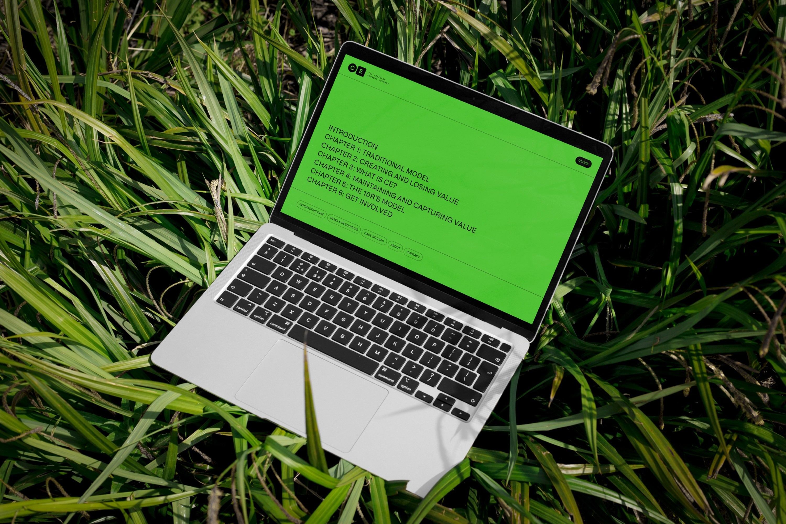 Ce macbook grass